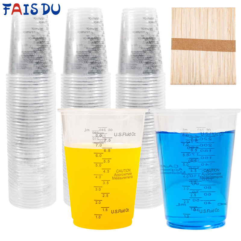 Mixing Cup Silicone - FAIS DU أكواب قياس للاستعمال مرة