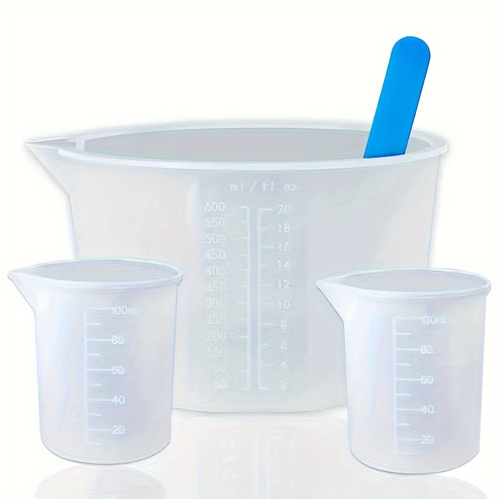 Mixing Cup Silicone - أكواب قياس من السيليكون، مستلزمات الراتنج،