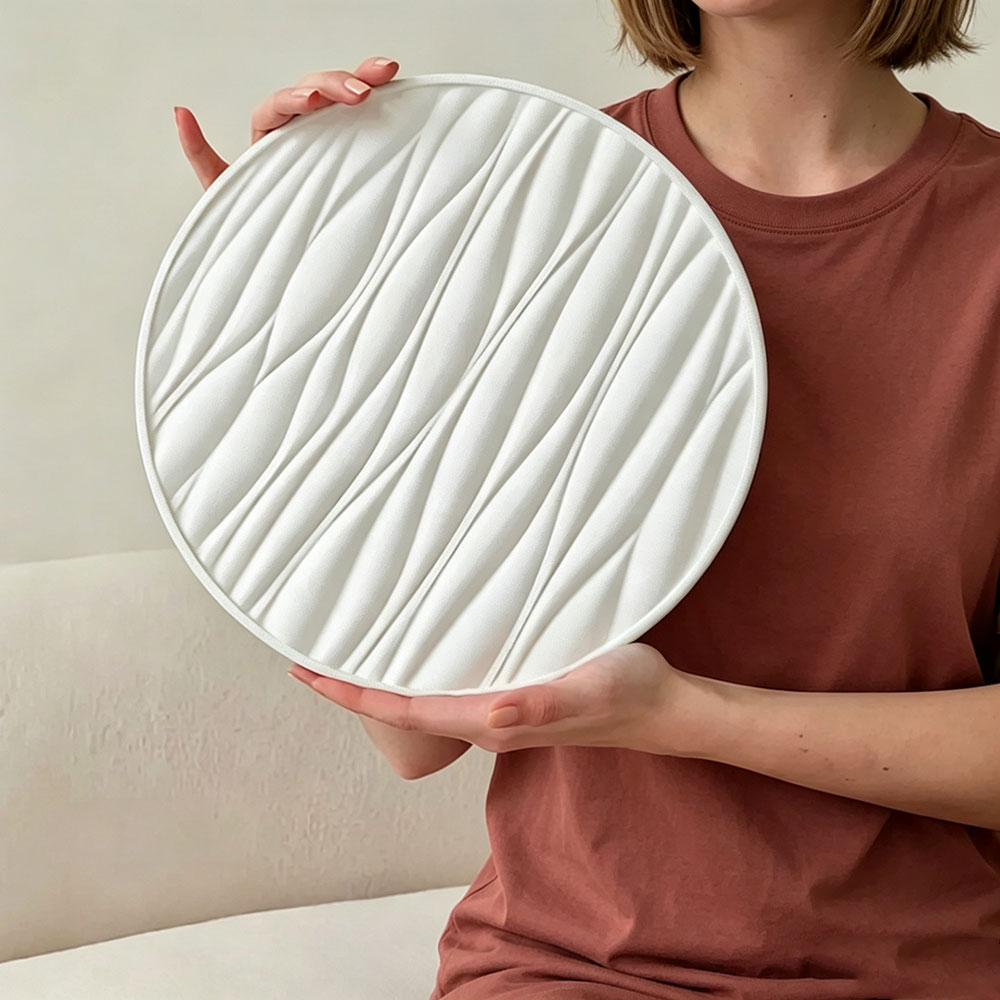 Silicone Mold Tray - قالب سيليكون دائري كبير لصنع صينية