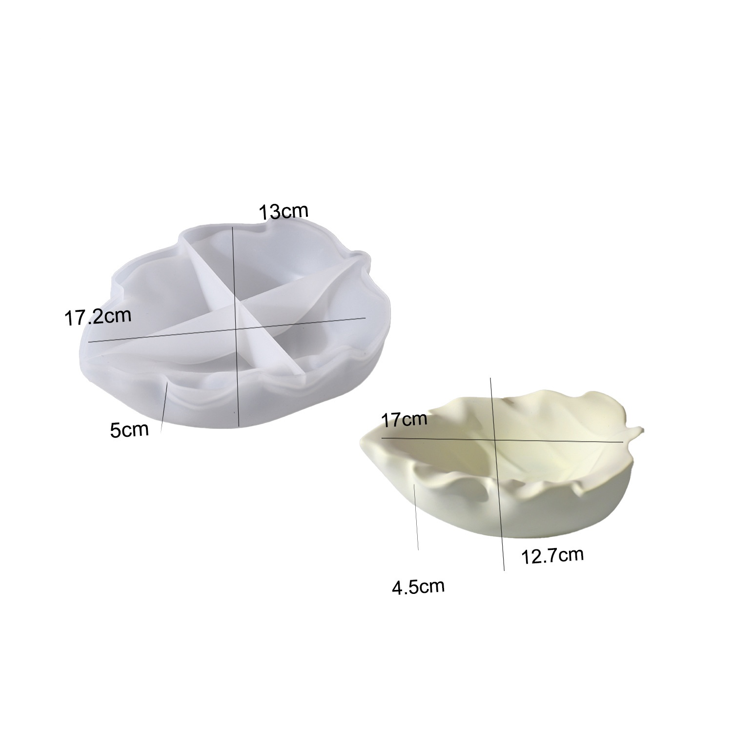 Silicone Mold Tray - قالب سيليكون لصنع وعاء على شكل