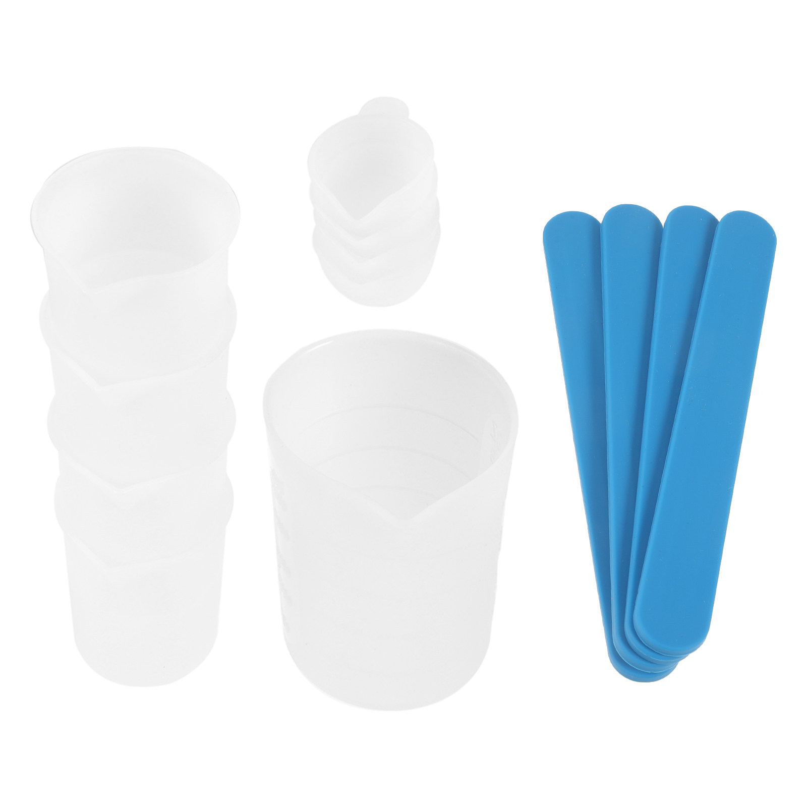 Mixing Cup Silicone - طقم أدوات خلط الإيبوكسي مع أكواب