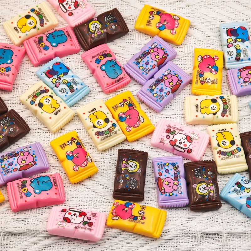 Resin Craft Projects - زينة حلوى الحليب الصغيرة BT21 من