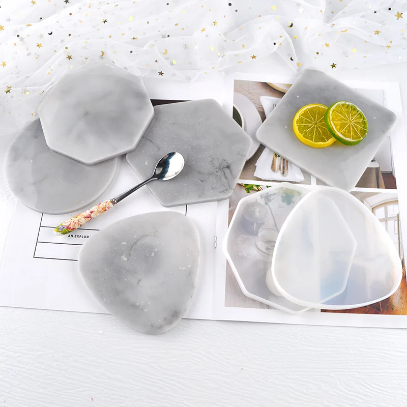Coaster Mold Round - متعدد نمط هندسي كوستر قالب مثلث