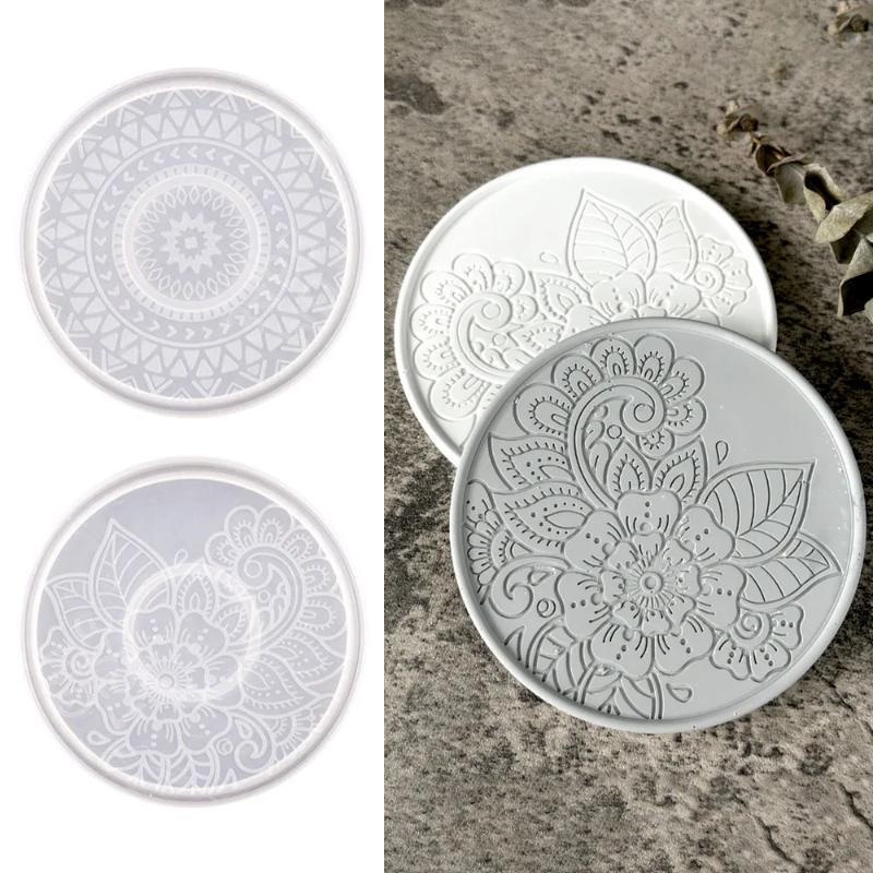 Coaster Mold Round - اليدوية الإبداعية جولة كوستر قالب من