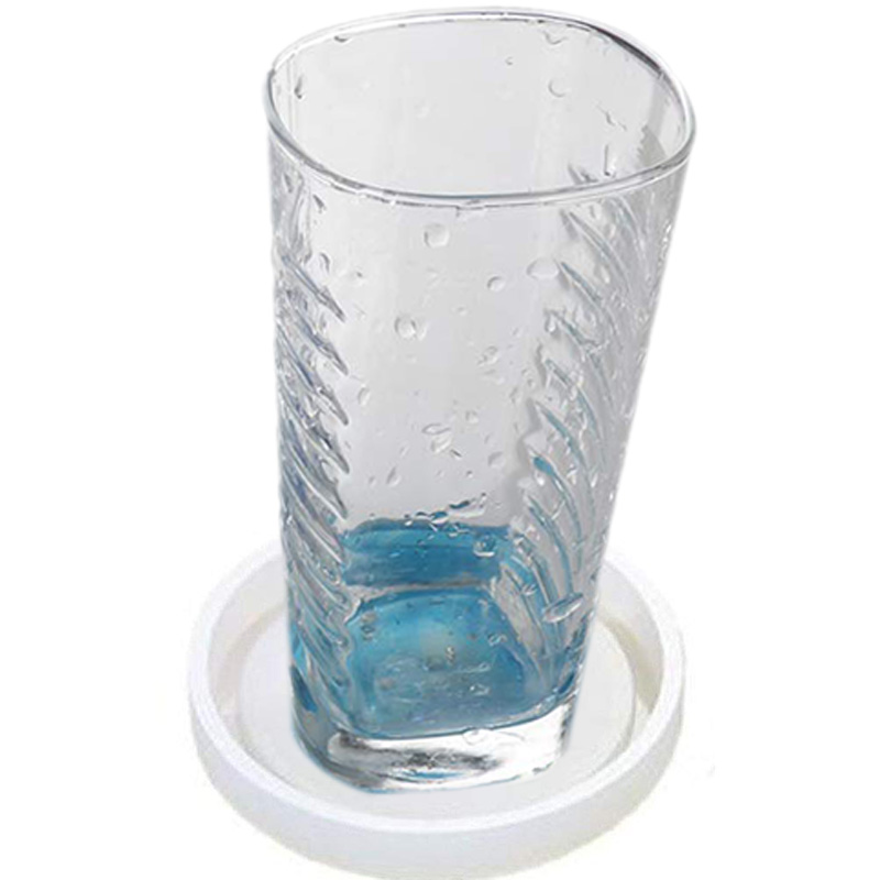 Coaster Mold Round - 3 عبوات كبيرة من قوالب السيليكون