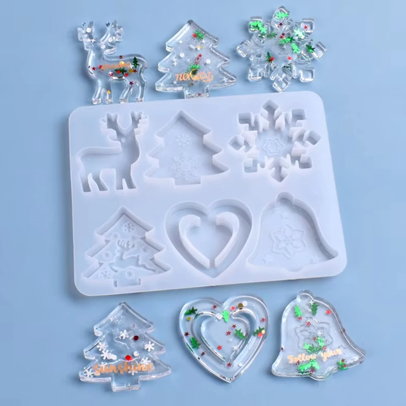 Resin Jewelry Kit - عيد الميلاد العفن DIY الراتنج الكريستال