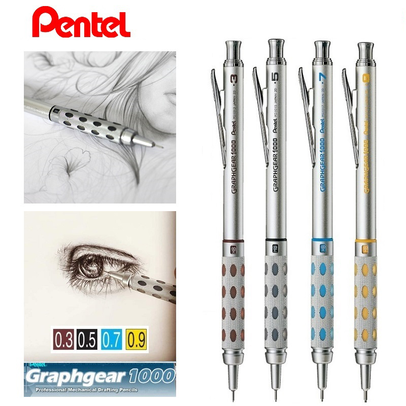 قلم رصاص ميكانيكي Pentel GRAPH - مراجعة Pentel Pen Graphgear وسعره