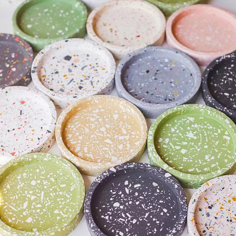 صينية مستديرة قوالب الاسمنت قو - مراجعة Coaster Mold Round وسعره