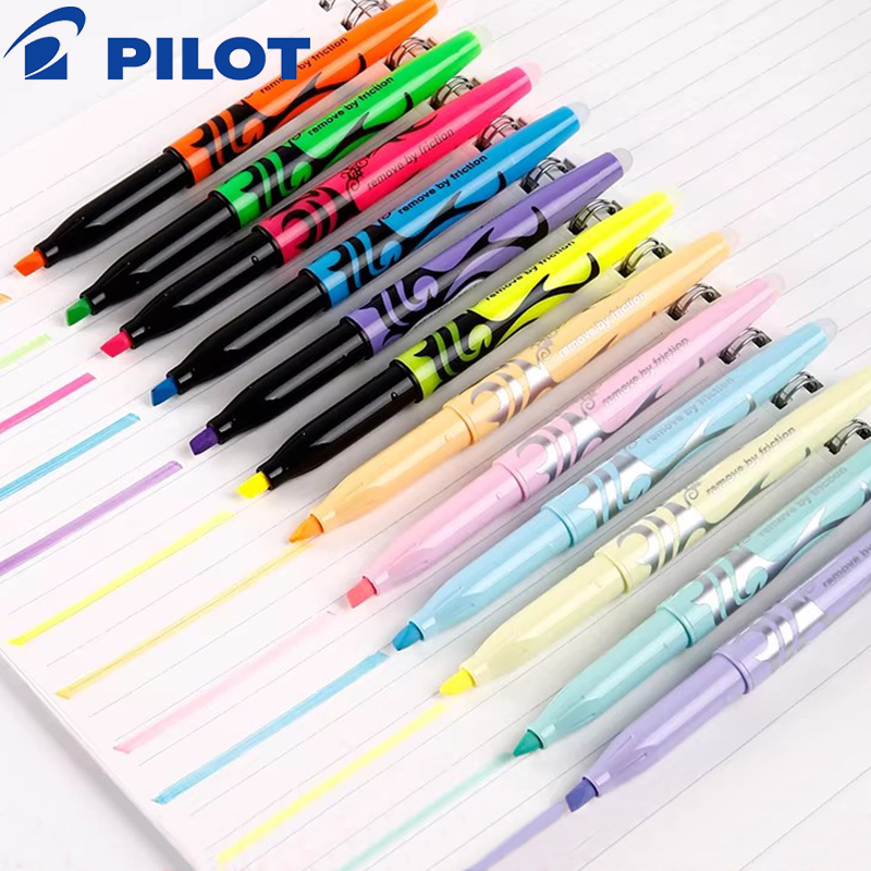 6/12 قطعة أقلام تحديد يابانية  - مراجعة Pilot Pen Frixion وسعره