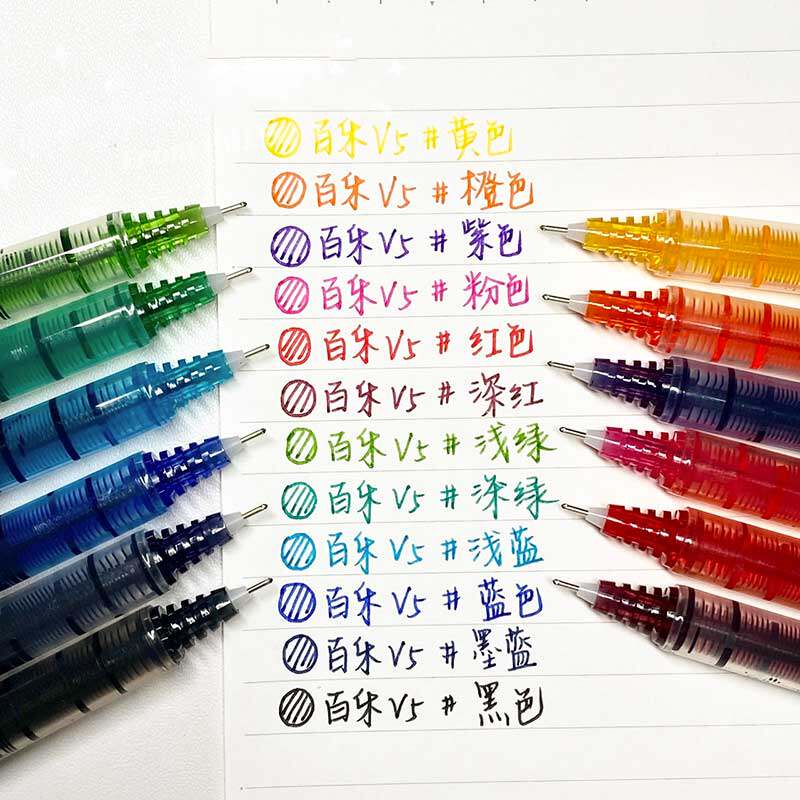 قلم حبر سائل من نوع Pilot V5،  - مراجعة Pilot Pen V5 وسعره