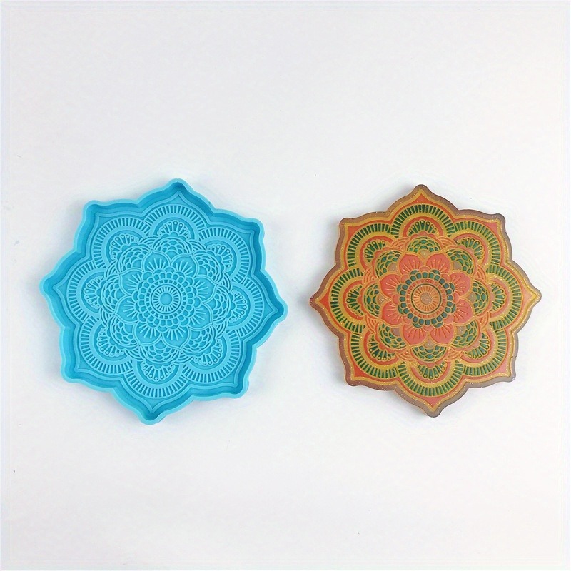 ماندالا كوستر قالب من السيليكو - مراجعة Silicone Mold Tray وسعره